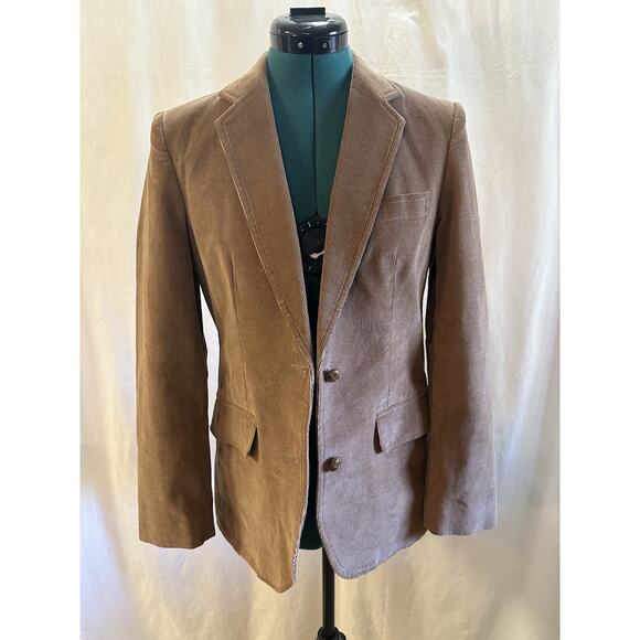 Vintage Jackets & Blazers - Vintage La Bonne Vie Corduroy Blazer Jacket – Tan, Made in Japan, Size 8